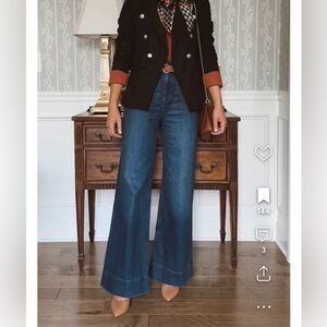 J Crew Wide Leg Trouser Jean